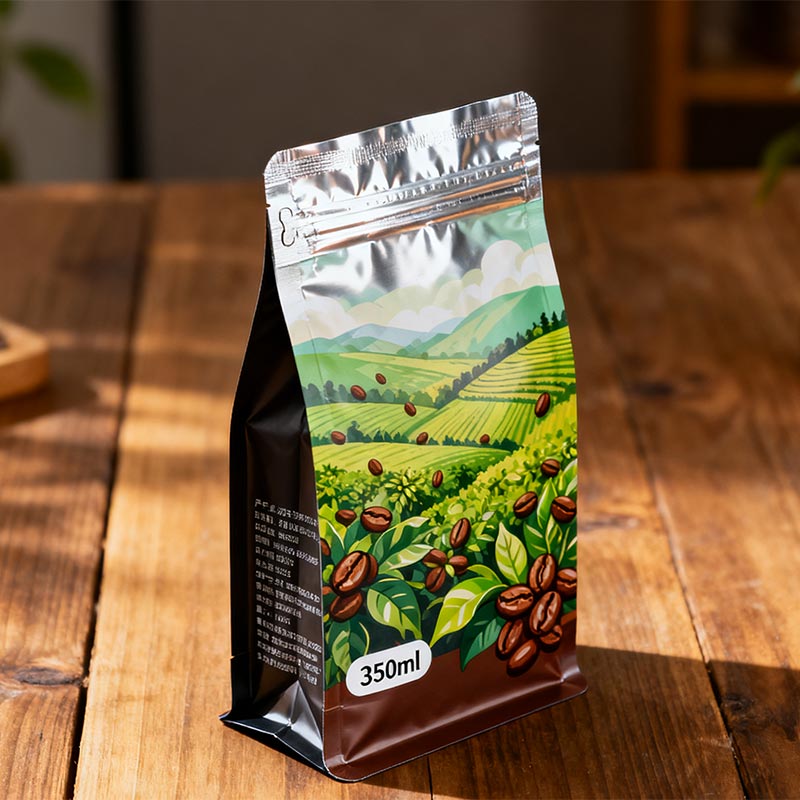 Kantung Plastik Berdiri Untuk Kopi